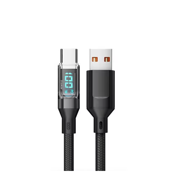 USB Ladekabel LCD Anzeige 120W