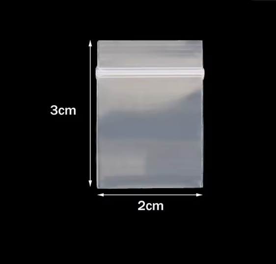 Druckverschlussbeutel Dick 2x3 cm  50-200 Stück Seal Bag Zip Beutel Folienbeutel