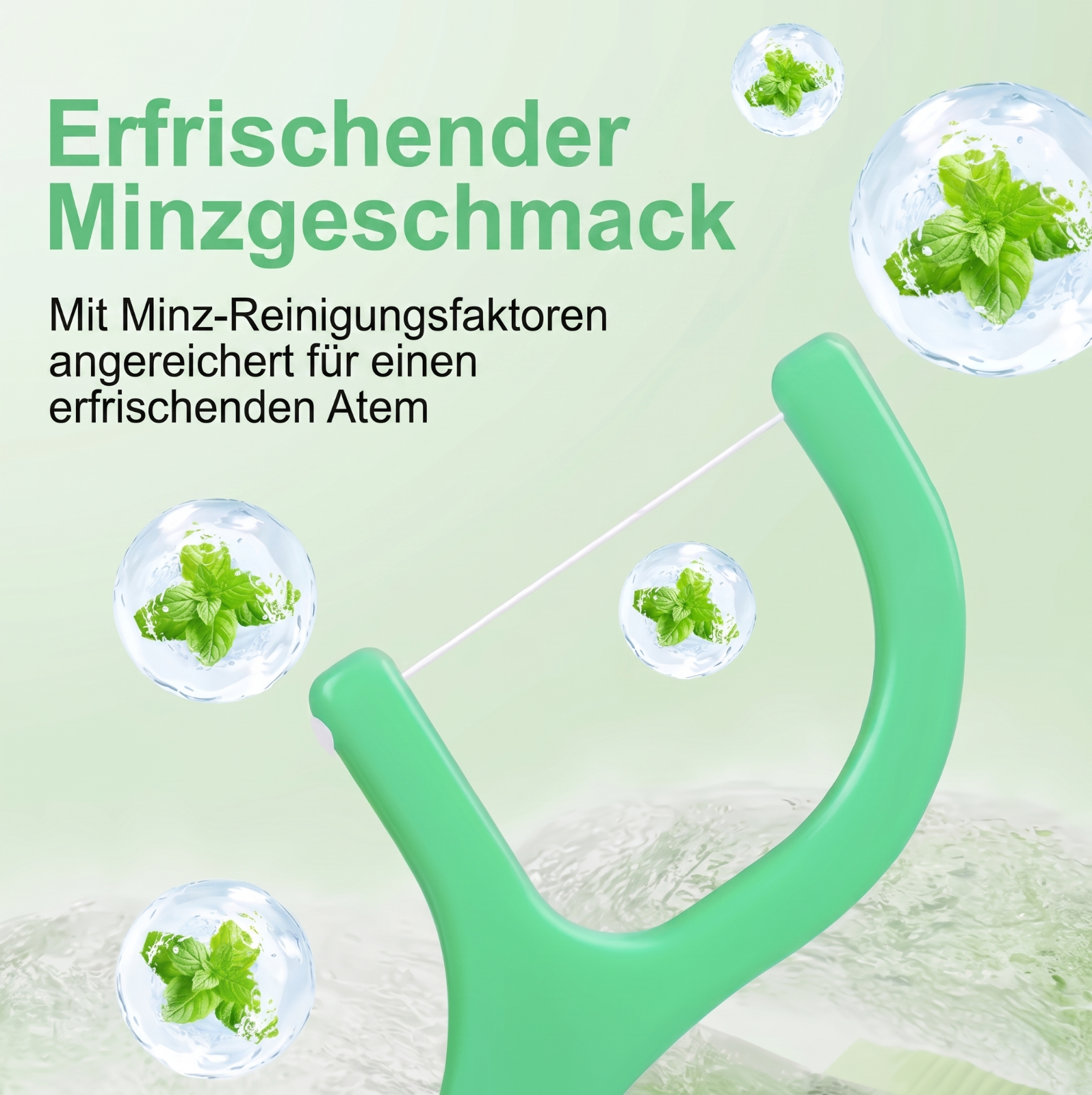 Sahnseide Sticks Minzgeschmack 450 Stück