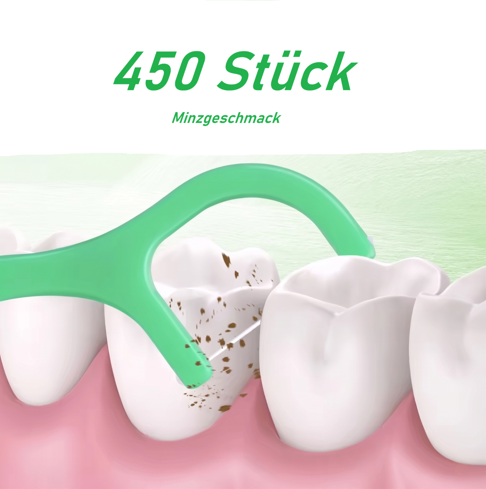 Sahnseide Sticks Minzgeschmack 450 Stück