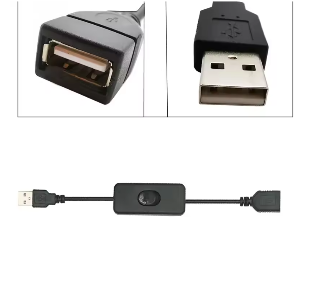 USB Kabel Switch Schalter ON/OFF