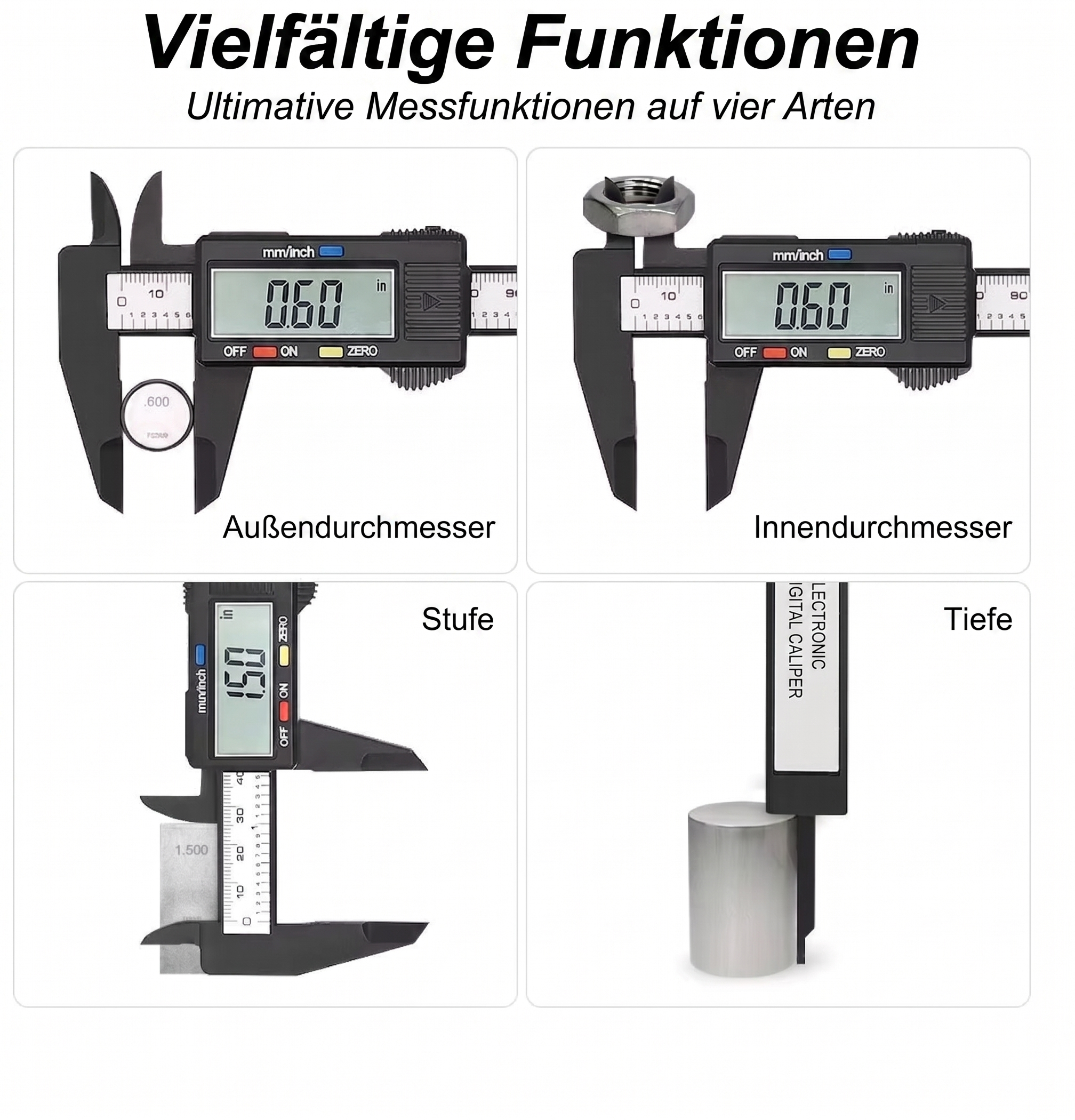 Digitaler Messschieber Schieblehre 0-150mm
