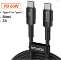Toocki USB-C zu USB-C Datenkabel 1m Nylon PD 60W