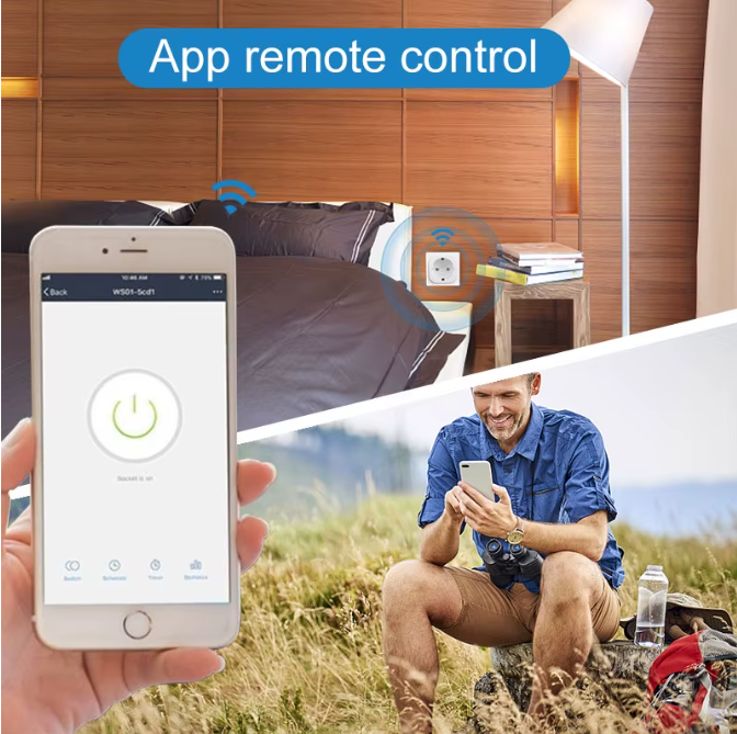 2x Smart Plug 16A – WLAN Steckdose mit Energiemessung & Zeitschaltuhr
