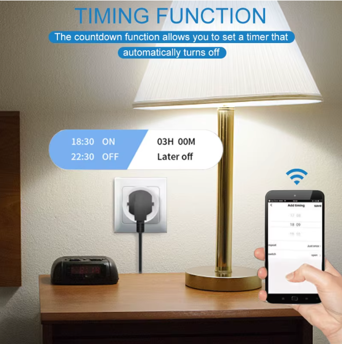 2x Smart Plug 16A – WLAN Steckdose mit Energiemessung & Zeitschaltuhr