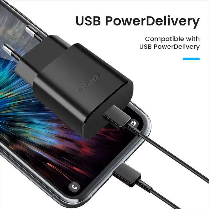 Schnell Ladegerät 25 watt Für Samsung USB-C Netzteil Ladekabel Adapter Kabel
