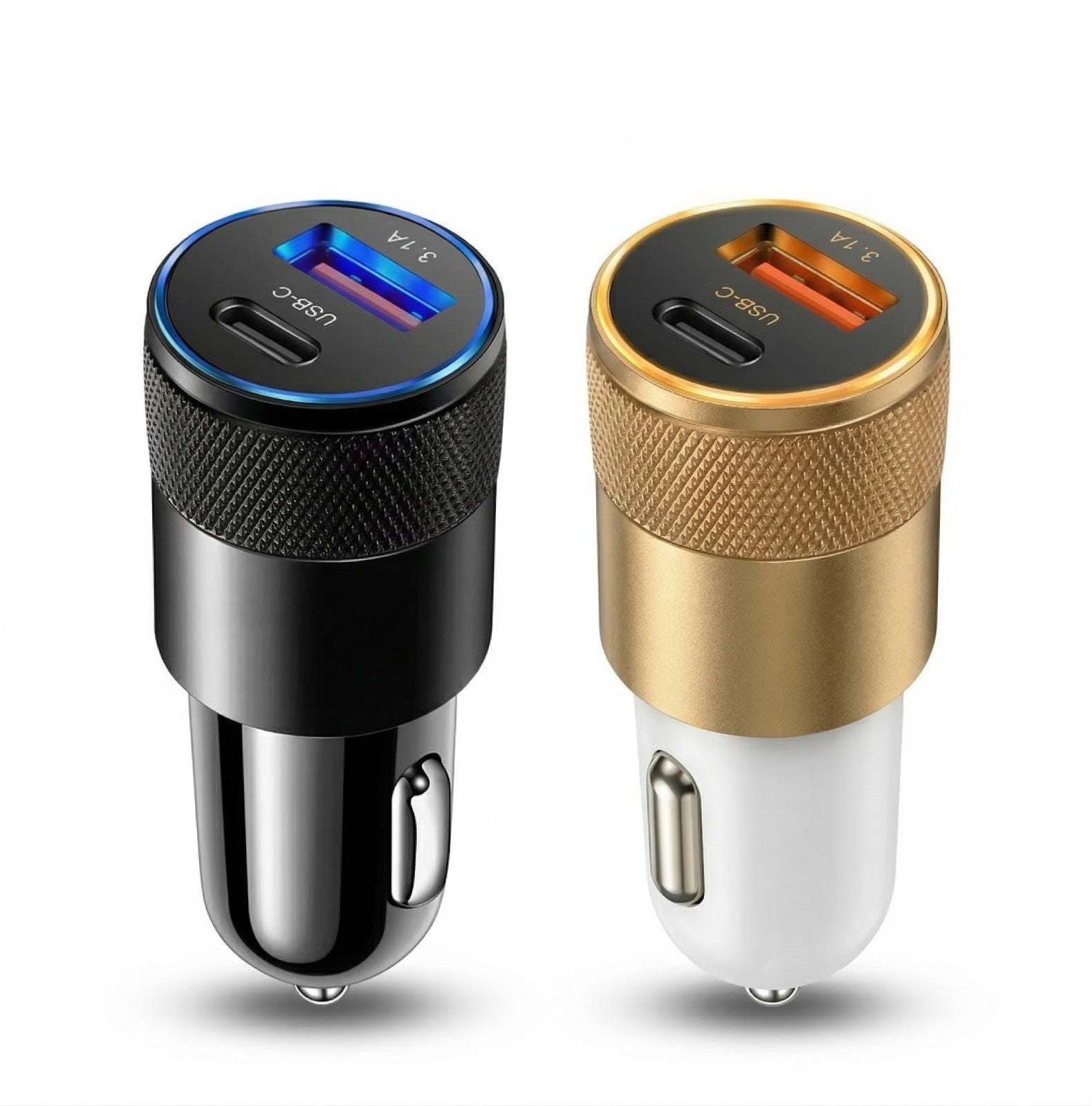 Zigarettenanzünder Ladegerät Auto KFZ USB-A & USB Stecker Reise